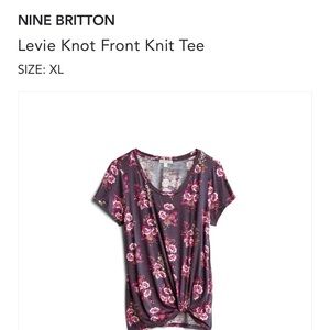Floral Nine Britton Top - Size XL
